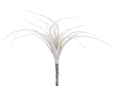 9" Glittered Tillandsia Pick  White Glittered (pack of 12)