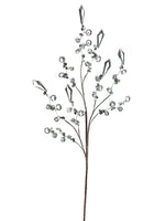 25" Jewel Spray  Silver (pack of 24)
