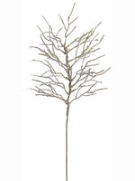 31" Glittered Coral Branch  Silver Green (pack of 12)