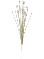 25" Glittered Grass Spray  Gold (pack of 24)