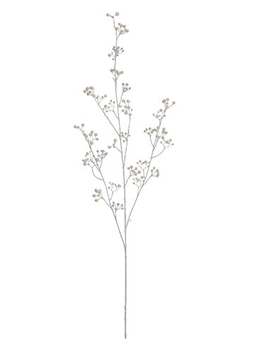 48" Berry Spray  White (pack of 12)