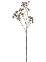 32" Frosted Aralia Bud Spray  Brown Ice (pack of 12)