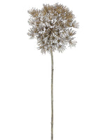 32" Iced Cow Parsnip Spray  Brown Ice (pack of 12)