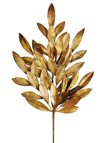 24" Bay Leaf Spray  Copper Gold (pack of 24)