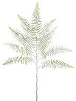 39" Snowed Fern Spray  Green Snow (pack of 12)
