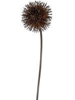 21" Glitter Allium Spray  Bronze (pack of 24)