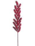 Red Glittered