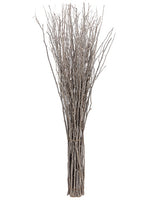 47" Glittered Twig Bundle  Glittered White (pack of 2)