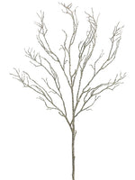 50" Glittered Plastic Twig Spray Gold (pack of 6)