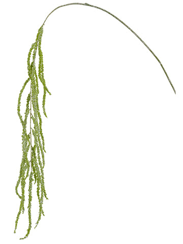 42" Glittered Amaranthus Hanging Spray Lime (pack of 12)