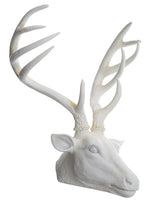 21.5"Hx20.75"W Reindeer Head Centerpiece Cream (pack of 1)
