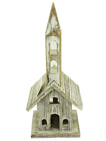 14.5" Church Table Top  Brown Whitewashed (pack of 4)