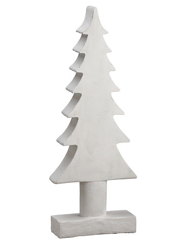 32" Poly Resin Tree  White (pack of 1)