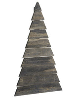 21.5" Wood Tree Wall Decor  Brown Whitewashed (pack of 6)