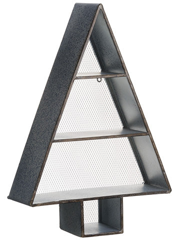 25.75" Tree Wall Decor  Silver (pack of 2)