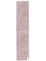 8"Wx39"L Glittered Mesh Sheet  Red (pack of 24)
