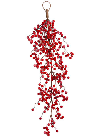 40" Berry Door Swag  Red (pack of 4)
