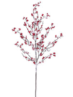 55" Snow Berry Branch  Red Snow (pack of 6)