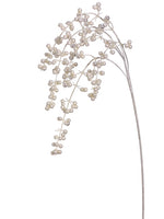 30" Hanging Pearl Berry Spray  Pearl (pack of 12)