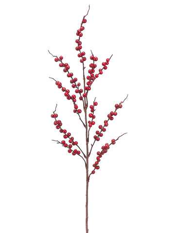 35" Berry Spray  Red Brown (pack of 12)