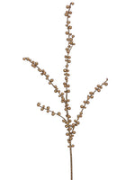 28" Plastic Berry Spray  Antique Gold (pack of 24)