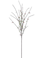52" Plastic Berry Spray  Red (pack of 6)