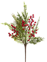 20" Berry/Cedar Spray  Red Green (pack of 12)