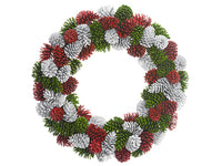 30" Pine Cone Wreath  Mix (pack of 1)