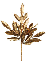 19" Bay Leaf Spray x4  Gold (pack of 36)