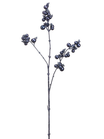 24.5" Charisma Berry Spray  Royal (pack of 12)