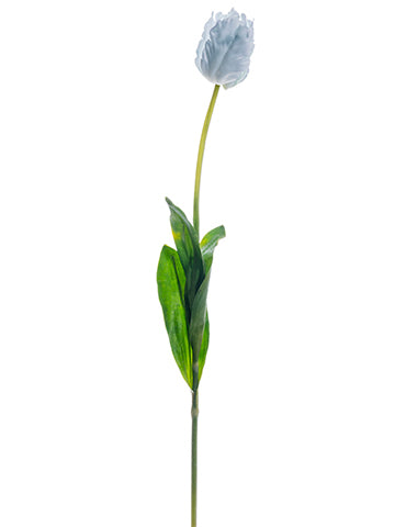 31" Iced Tulip Spray  Blue Ice (pack of 12)