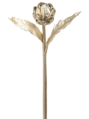 24" Metallic Artichoke Spray  Gold (pack of 12)
