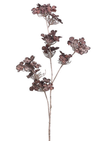31" Wild Hydrangea Spray  Coffee (pack of 12)
