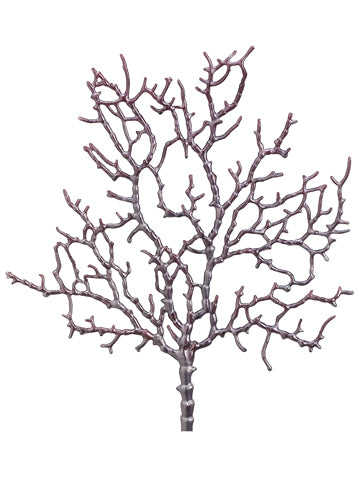 14" Coral Twig Spray  Purple (pack of 12)