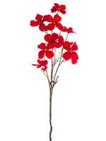 29.5" Dogwood Spray  Red (pack of 12)