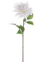 29.5" Dahlia Spray  White (pack of 12)