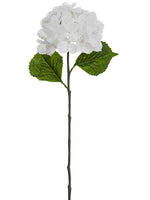 26.5" Iced Hydrangea Spray  White (pack of 12)