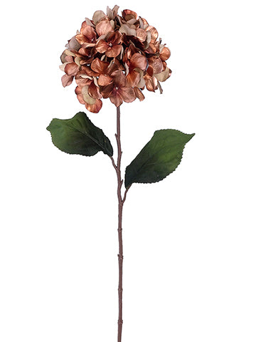 29" Hydrangea Spray  Copper Gold (pack of 12)