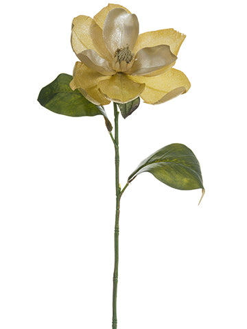 20" Metallic Magnolia Spray  Gold (pack of 12)