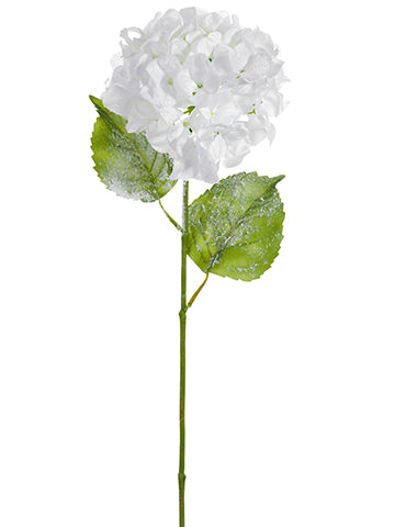 27" Large Hydrangea Spray  White (pack of 12)