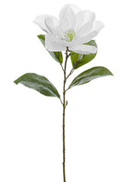 28" Snowed Magnolia Spray  White Ice (pack of 12)