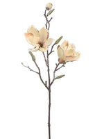 26" Frosted Magnolia Spray  Beige Ice (pack of 12)