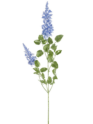 35" Berry Spray  Metallic Blue (pack of 12)