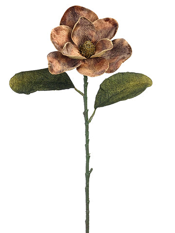 29" Velvet Magnolia Spray  Dark Avocado (pack of 12)