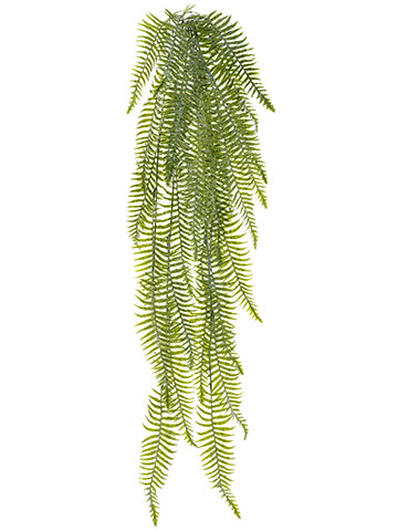 46" Iced Fern Hanging Spray  Green (pack of 12)