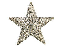 31.5" Willow Star Ornament  Natural (pack of 3)