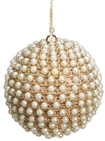 3" Pearl Ball Ornament  Gold Pearl (pack of 6)