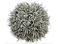 9.4" Pine Ball Ornament  Gray Green (pack of 6)
