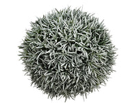 11.4" Pine Ball Ornament  Green Gray (pack of 4)