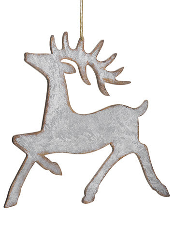 16"H Reindeer Ornament  Silver (pack of 24)
